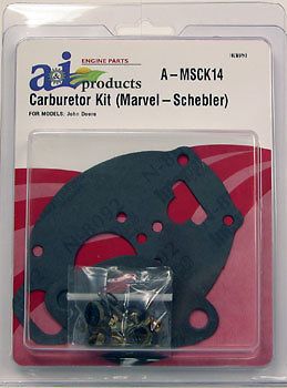 JOHN DEERE 1020,1520,2020,2510,2520   BASIC CARBURETOR KIT  # MSCK14