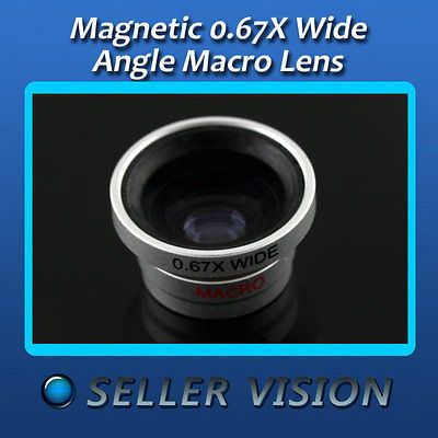 Cheap Magnetic 0.67X Wide Angle Macro Lens for iPhone 4S 4G 3GS iPod