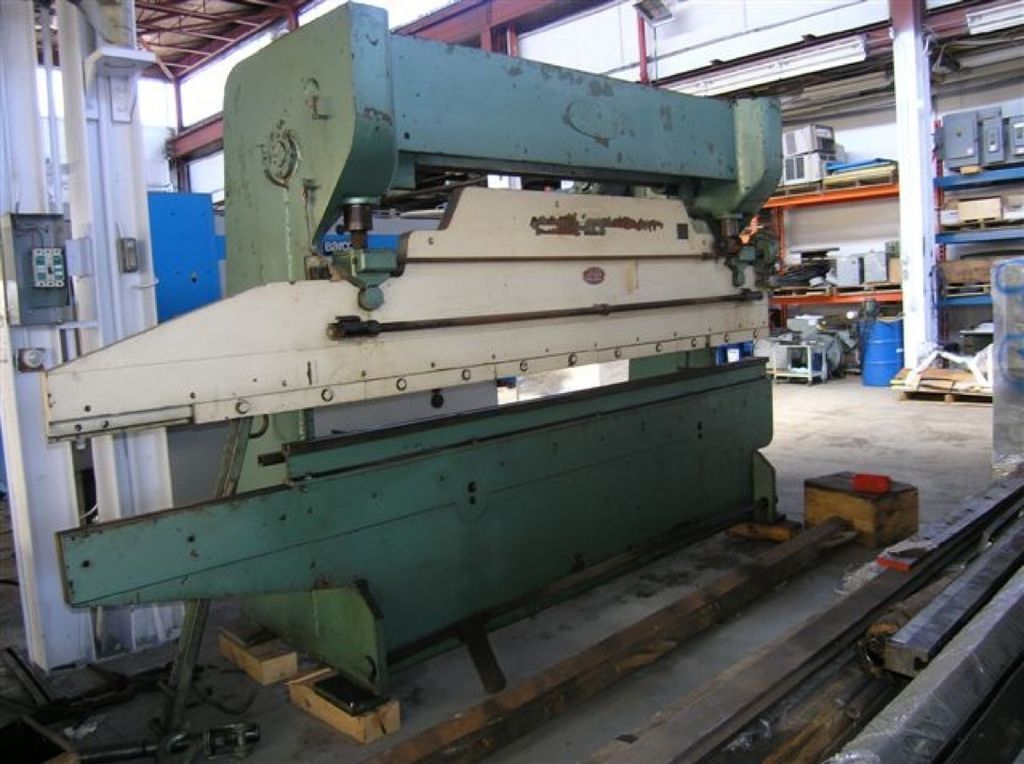 Used Chicago Mechanical Press Brake, Air Clutch, Capacity 12x14 GA 