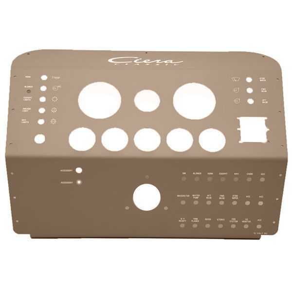 bayliner ciera classic blank boat dash panel 