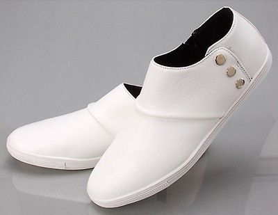 Fashion Mens Flats Ankle Boots Business Shoes Slip On Sneakers 