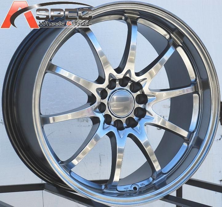 18X9.5/10.5 VARRSTOEN ES331 WHEELS 5X114.3 RIMS FITS NISSAN 300ZX 1990 