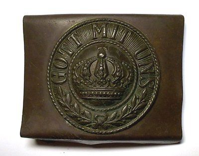 Original WW1 Battl. Relic German Soldiers Belt Buckle ( GOTT MIT UNS )