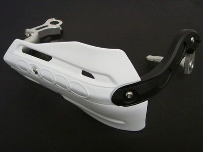 Hand guards white PAIR for Honda CR CRF XR XLR 100 150 200 250 350 400 