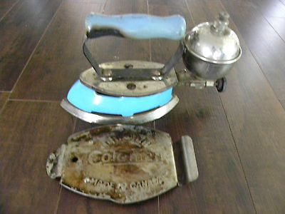 1928 Coleman model 4A Gas Iron with original Coleman heat shield