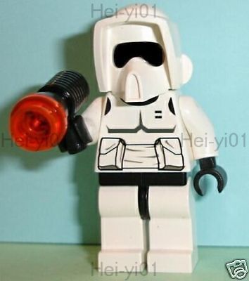 Star Wars Lego NEW CLONE SCOUT TROOPER Minifig 8038 Minifigure