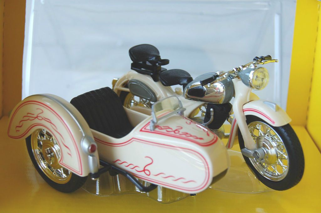 zundapp sidecar 1 18th diecast model motorcycle white from australia