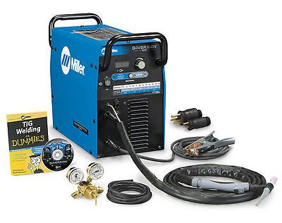 miller diversion 180 ac dc tig welder complete 907460 time