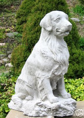 Newly listed CONCRETE GOLDEN RETRIEVER DOG STATUE/ MONUMENT