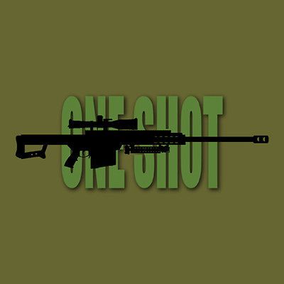 m107 m82 barrett 50cal one shot vinyl sticker vsm107os time