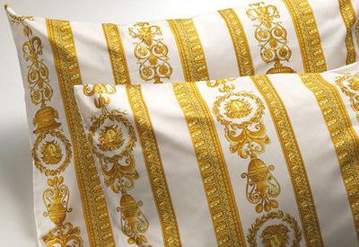 versace medusa pillow case set 2 pieces king size white