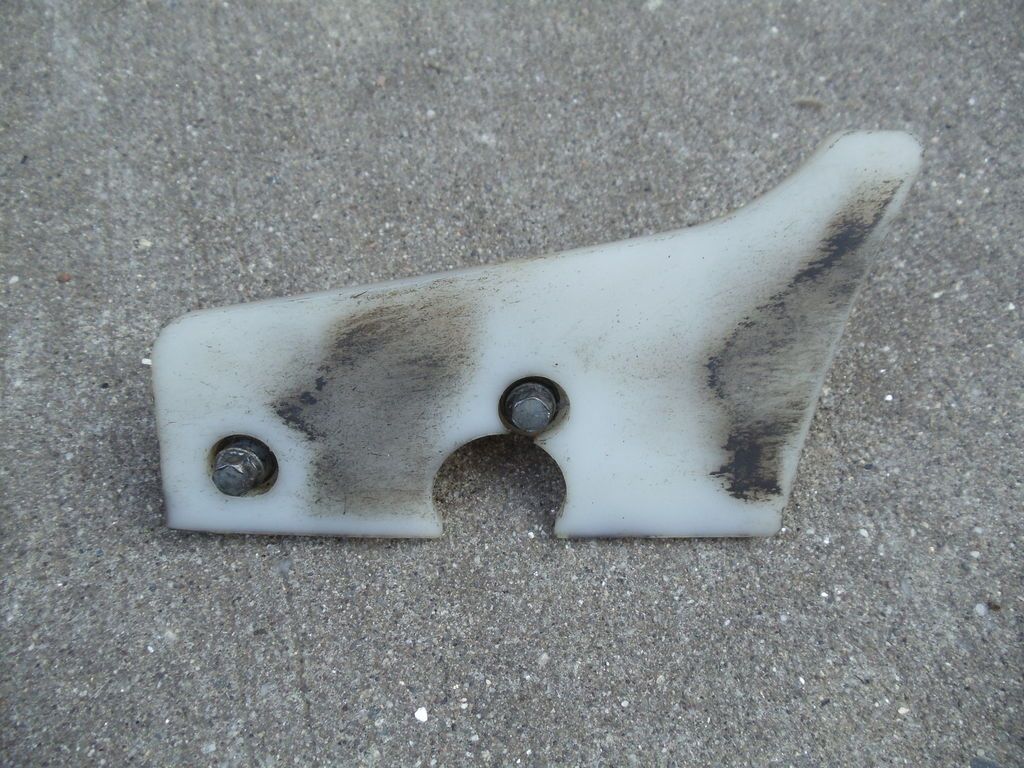 1986 cr125r cr125 splash guard chain guide cr 125 86