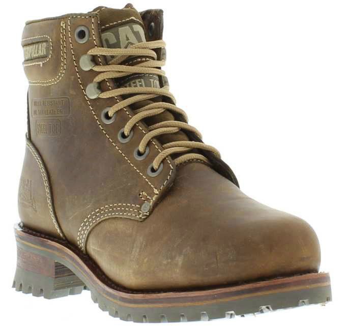 Caterpillar Boots Genuine Sequoia 6 Inch Boots Mens Steel Toe Cap Boot 