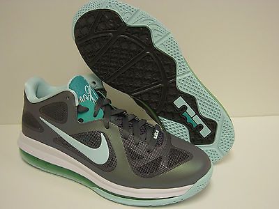 NEW Mens Sz 8 NIKE LEBRON 9 Low 510811 001 EASTER Grey Mint Sneakers 