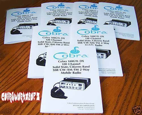 cobra 148gtl dx owners instruction manual  12