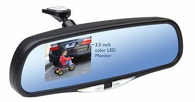 rear view monitor mirror with back up camera time left
