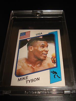 MIKE TYSON PANINI BOXING no.157 MINT++ STICKER SUPERS​PORT 1986 
