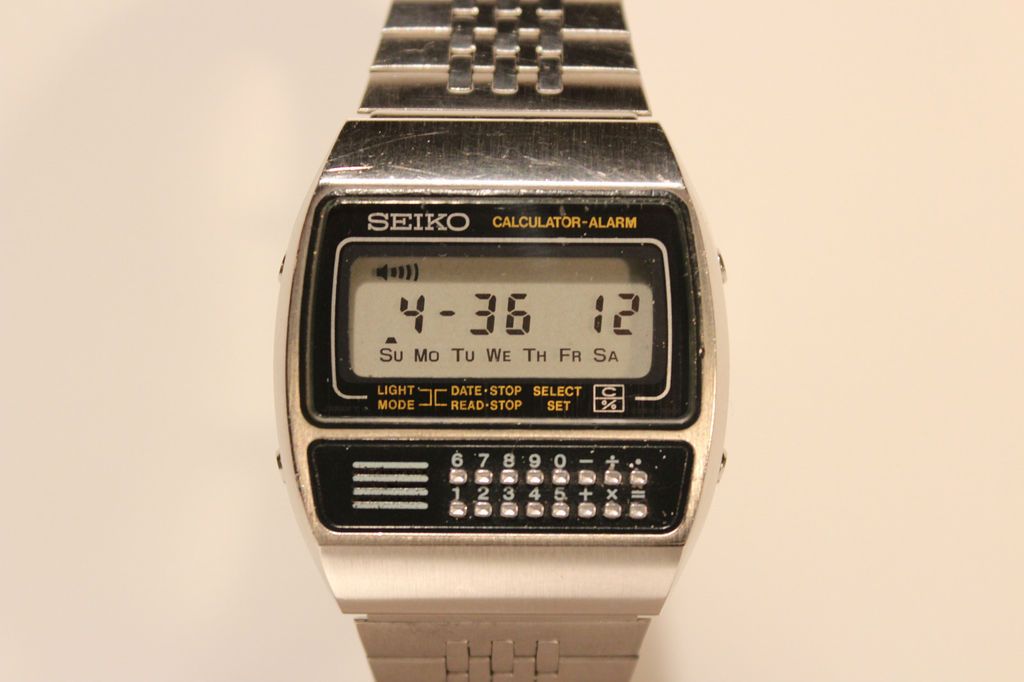   RARE JAPAN DIGITAL MENS WATCHSEIKOC3​59 CALCULATOR/197​9s