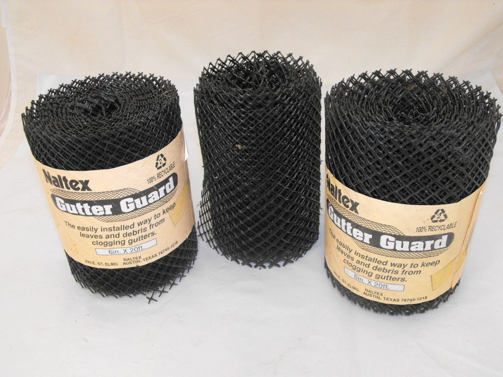 Rolls Naltex Gutter Guard Net to keep leaves & debris from clogging