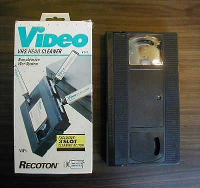 vhs head cleaner cassete recoton from canada 