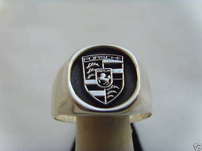 RARE PORSCHE 911 912 914 356 944 924 car race solid sterling silver 