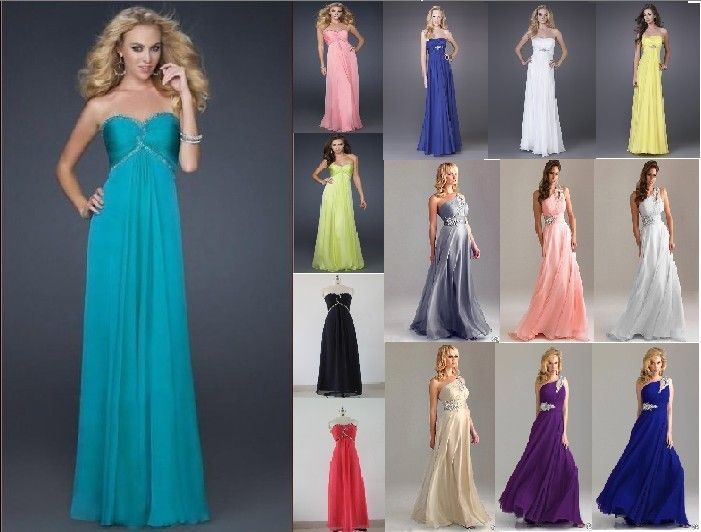 new chiffon women s bridesmaid formal party e vening dress