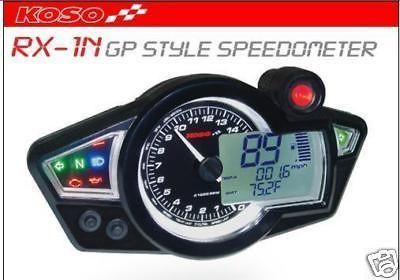 KOSO BA011WO2 RX 1N RX1N GP STYLE SPEEDOMETER TACHOMETER GAUGE RX1N 