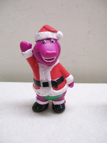 barney santa claus pvc figure  14 99