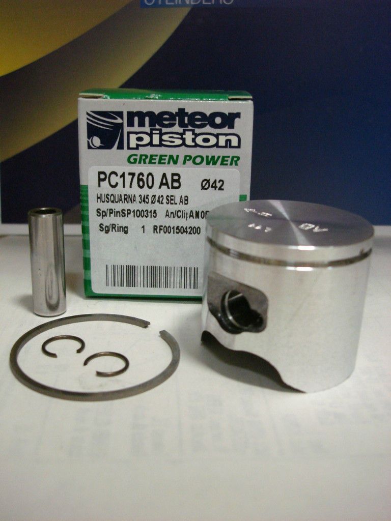 husqvarna 345 346 xp piston kit rings kit 42mm meteor