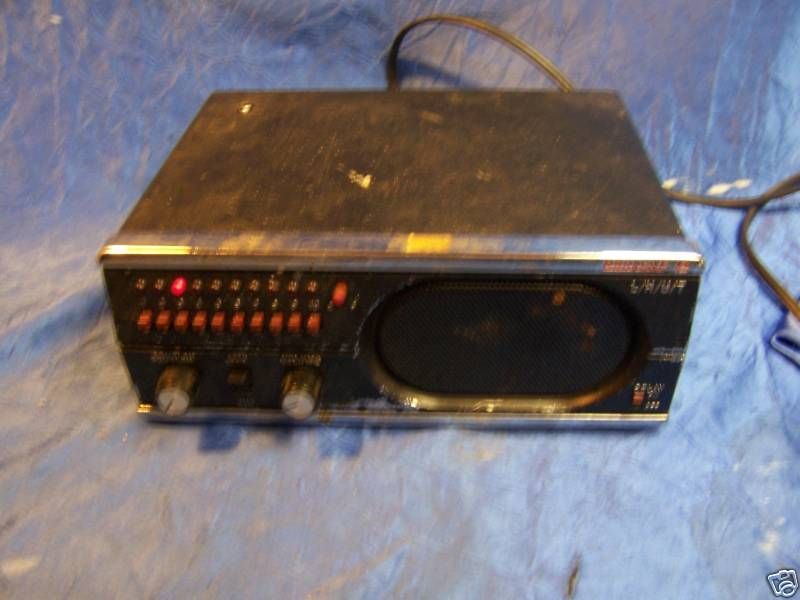 bearcat 12 crystal scanner 10 channel vintage analog time left