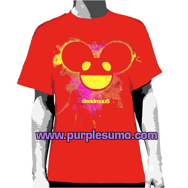 DEADMAUSDEADM​AU5Pink Yellow HeadT shirtN​EWSMALL ONLY