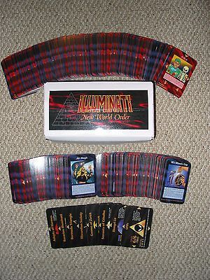 409 INWO Illuminati New World Order Cards + Box ALL Commons 