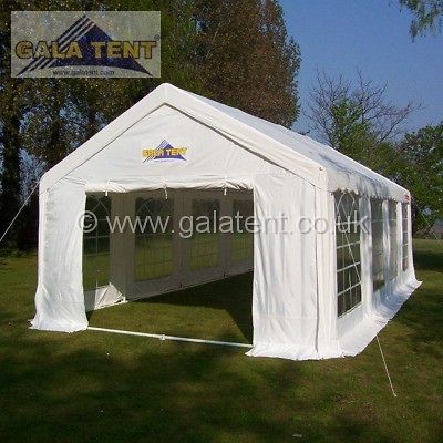 4M x 8M POLY/PVC MARQUEE   GAZEBO GALA TENTS PARTY GARDEN MARQUEES 