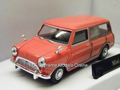 AUSTIN MORRIS MINI TRAVELLER VAN CAR 1/43RD SCALE MODEL RED MINT 