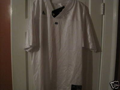 adidas notre dame blank football jersey new mens x large