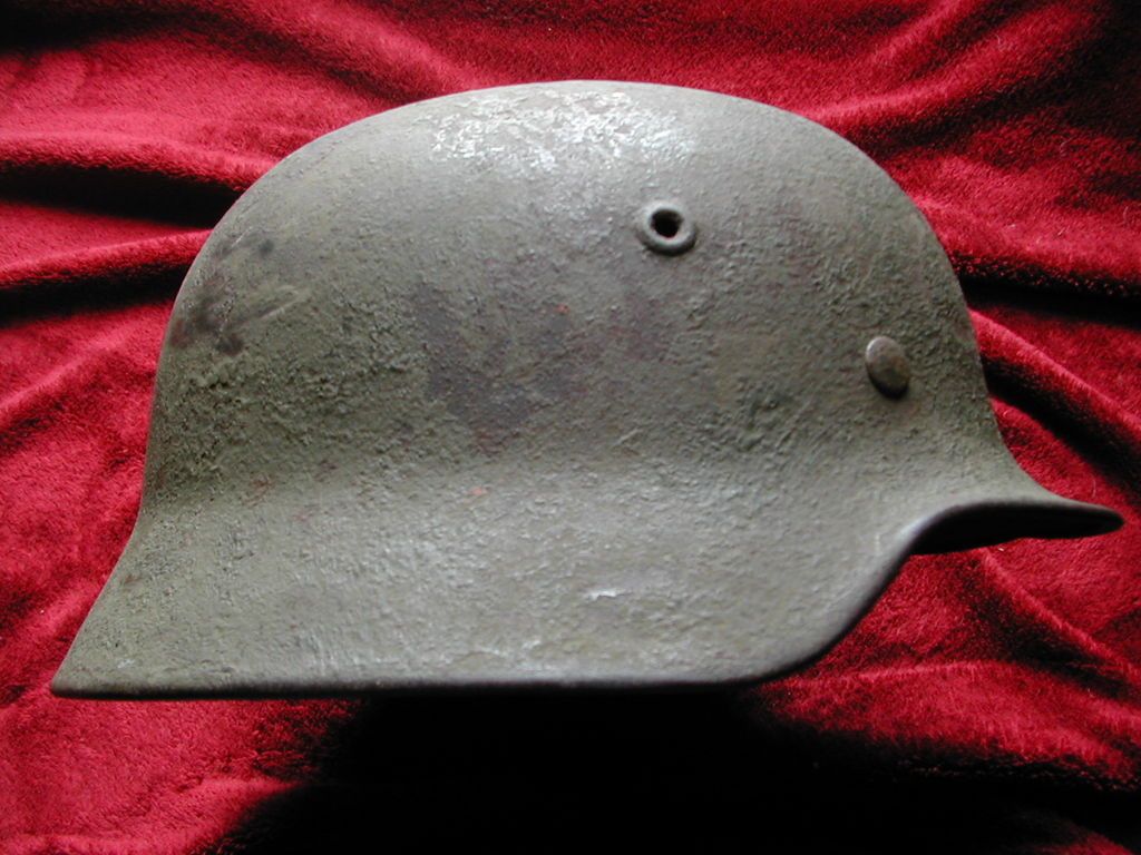 wwii german m35 40 camo helmet vet purchase time left