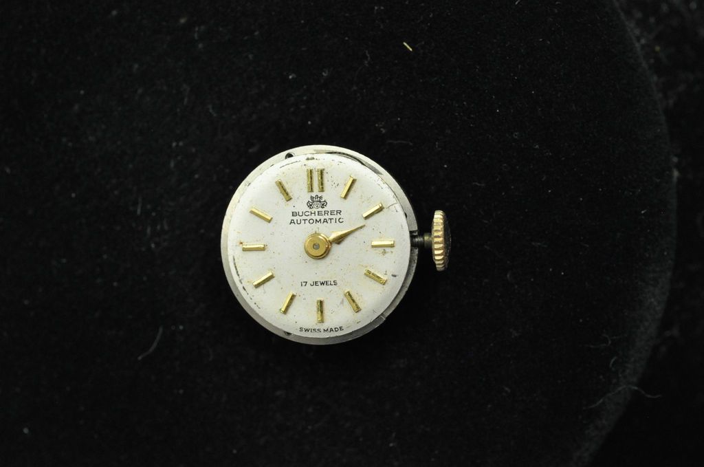 VINTAGE LADIES BUCHERER AUTOMATIC WRISTWATCH MOVEMENT CALIBER AS1477