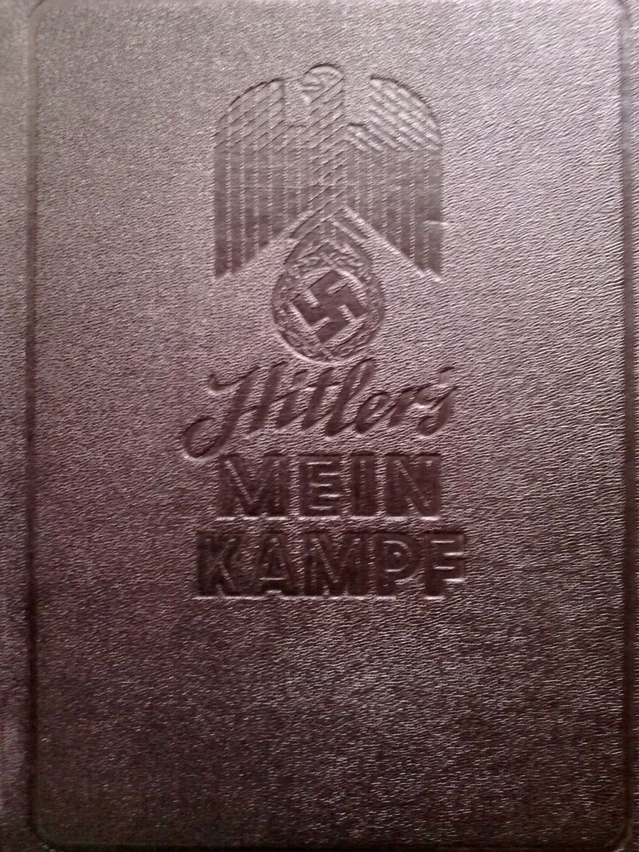 Adolf Hitler Mein Kampf RARE Murphy 1939 1st Ed HB Illustrated Uncut 