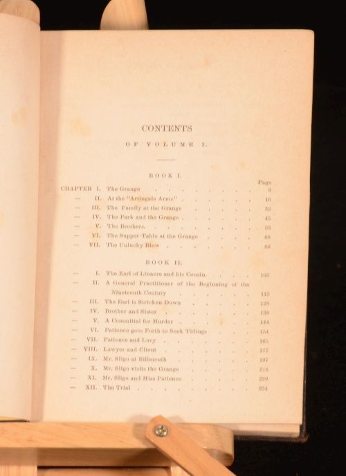 1870 2Vol The Garstangs of Garstang Grange T. Adolphus Trollope