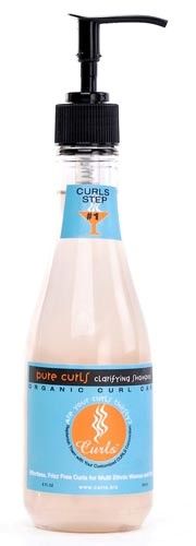 curls pure curls organic clarifying shampoo 8 oz