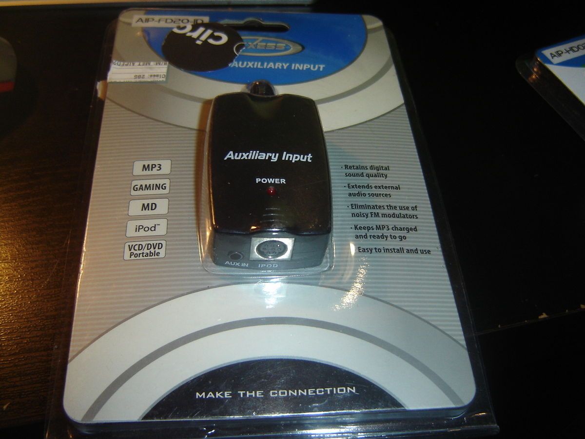   iPod iPhone Auxiliary Input Adapter for Factory Car Stereo Ford