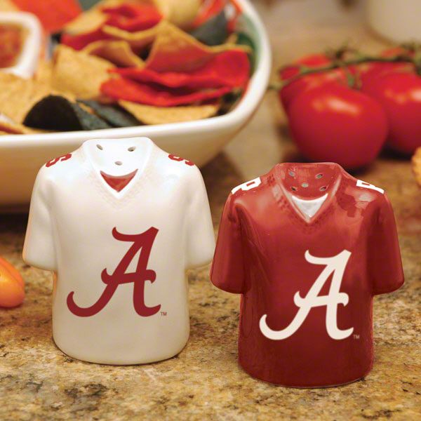 alabama crimson tide gameday salt and pepper shakers