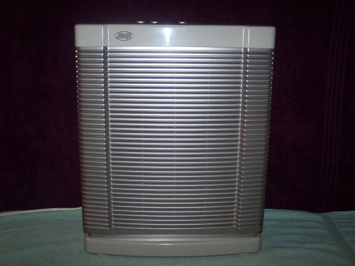 Hunter Air Purifier Ion Generator Model 30374 Three Speed with Timer 4 