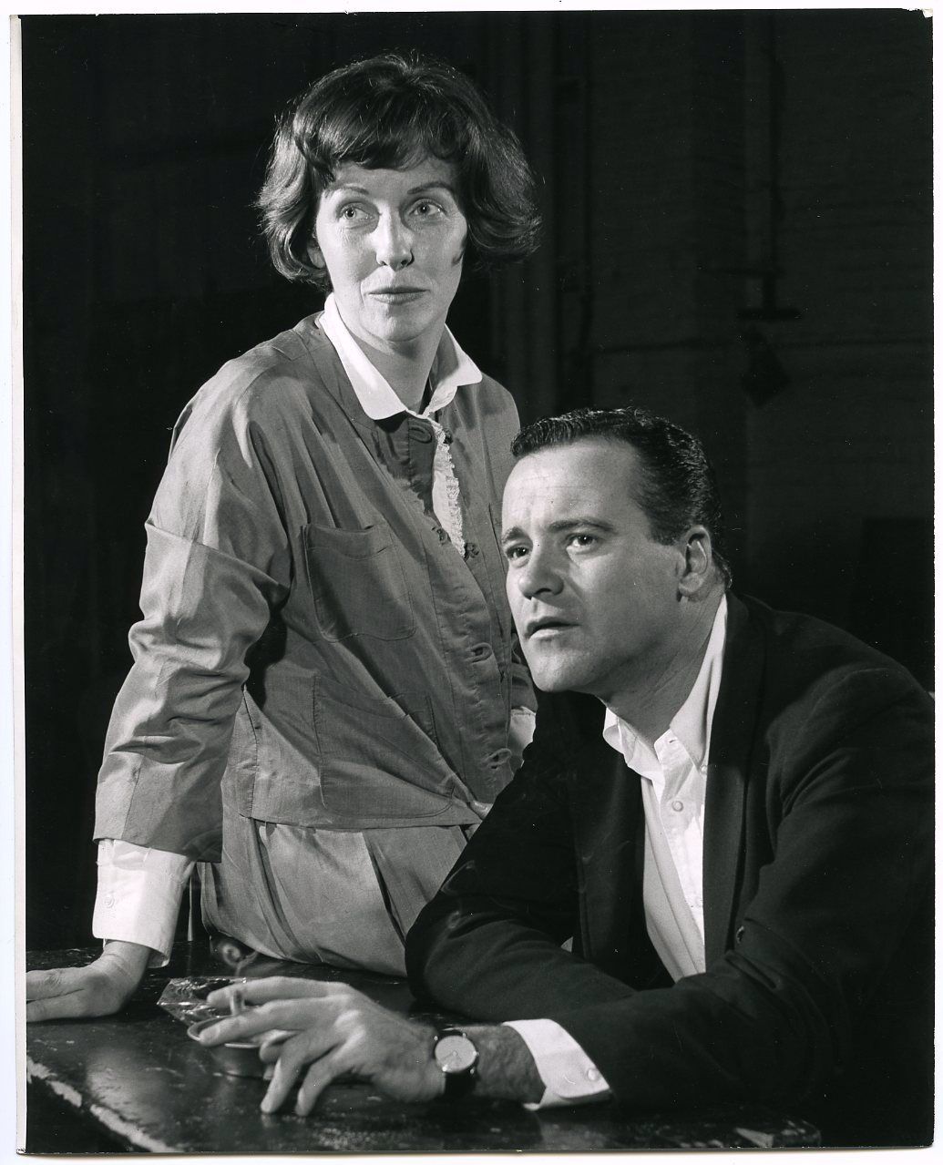 Vint 1960 Jack Lemmon Albert Dekker Face Hero Broadway Flop Photo by 