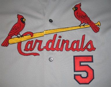 Albert Pujols Game Worn Used Jersey 2002 Cardinals Away Grey 