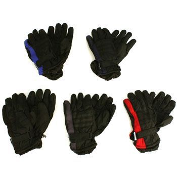   Snow Outdoor Gloves Ribbed Interior Wrist with Outer elastic cover