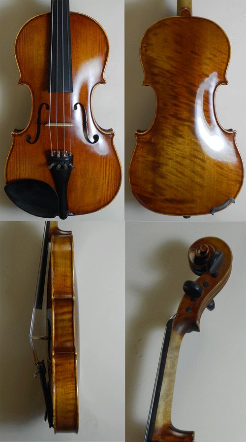 Dimitri Alexi DA300 #1030 4/4 Violin Outfit Set up in our Shop Oxford 