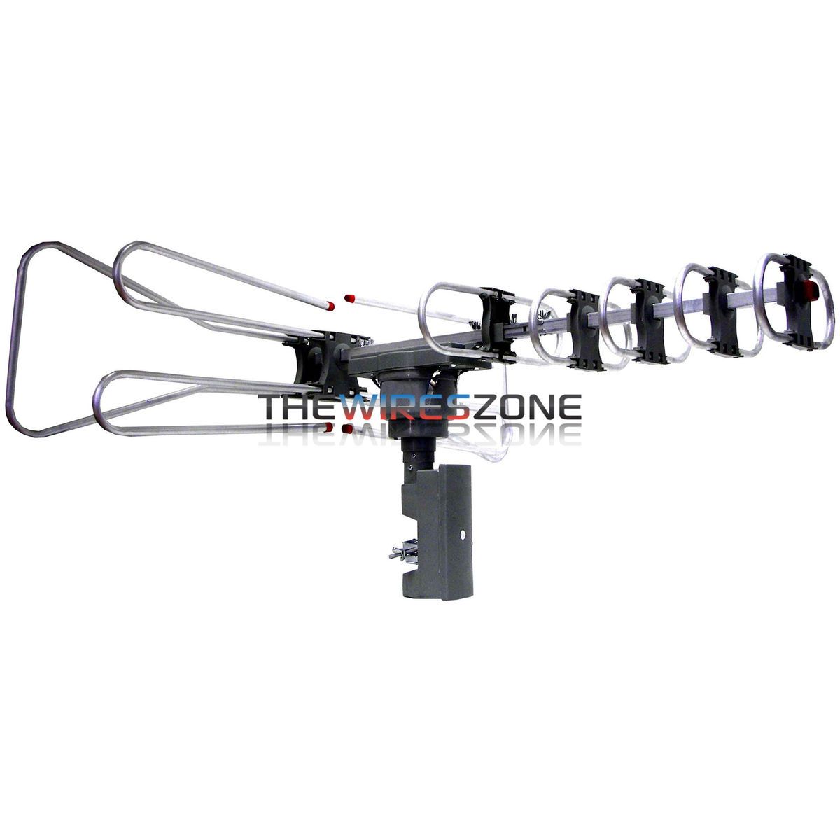   HDTV Digital Amplified TV Motorized Rotating Outdoor Antenna