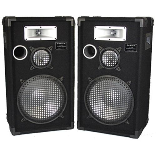 Podium Pro Audio Home Studio Deluxe Speakers 12 inch Pair New E1225 