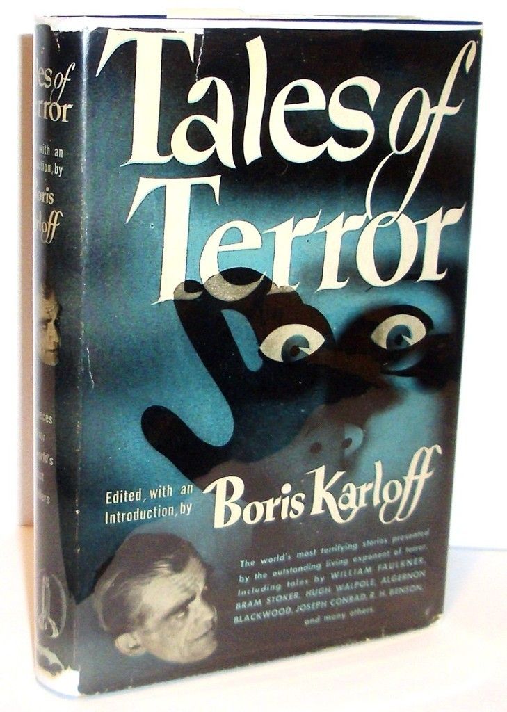    BORIS KARLOFF BRAM STOKER POE AMBROSE BIERCE FAULKNER HC DJ 1944